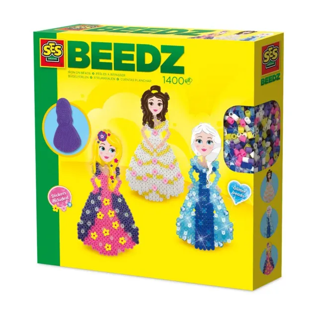 SES Creative Beedz rørperler prinsesser 1400 stk