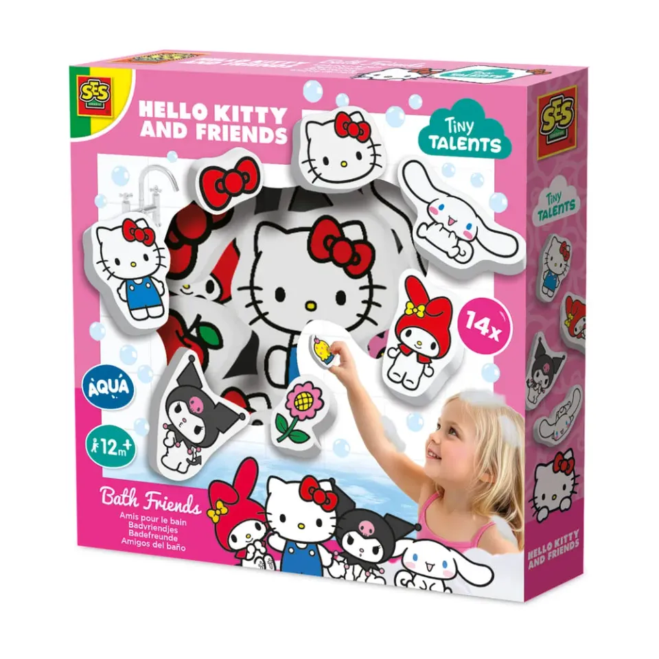 SES Creative Hello Kitty badevenner skum 14 stk