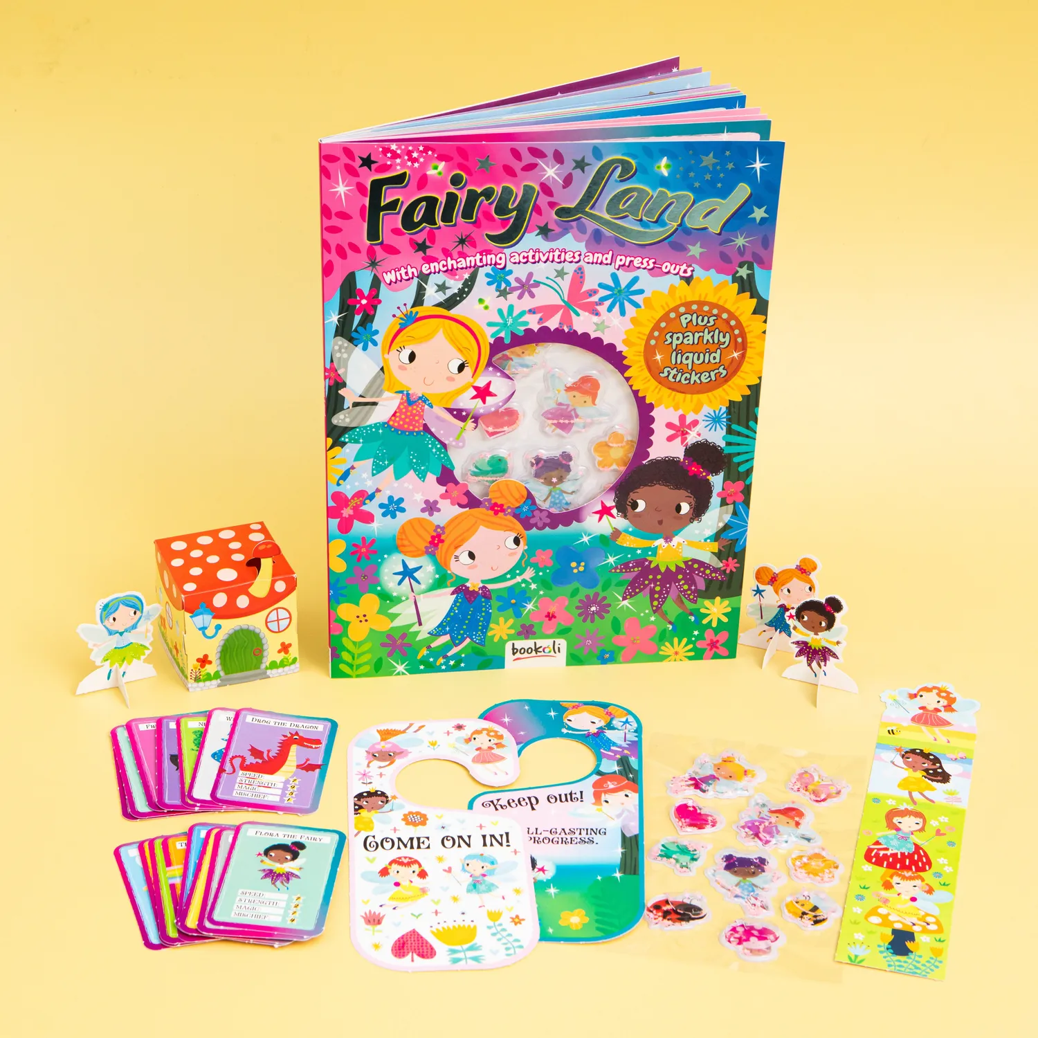 Decoden Magic Fairy Land klistermærkebog fe 24 sider