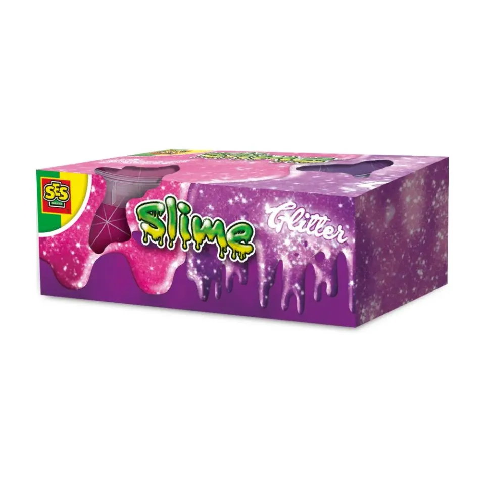 SES Creative Slime Glitter slim 2x120 g pink lilla