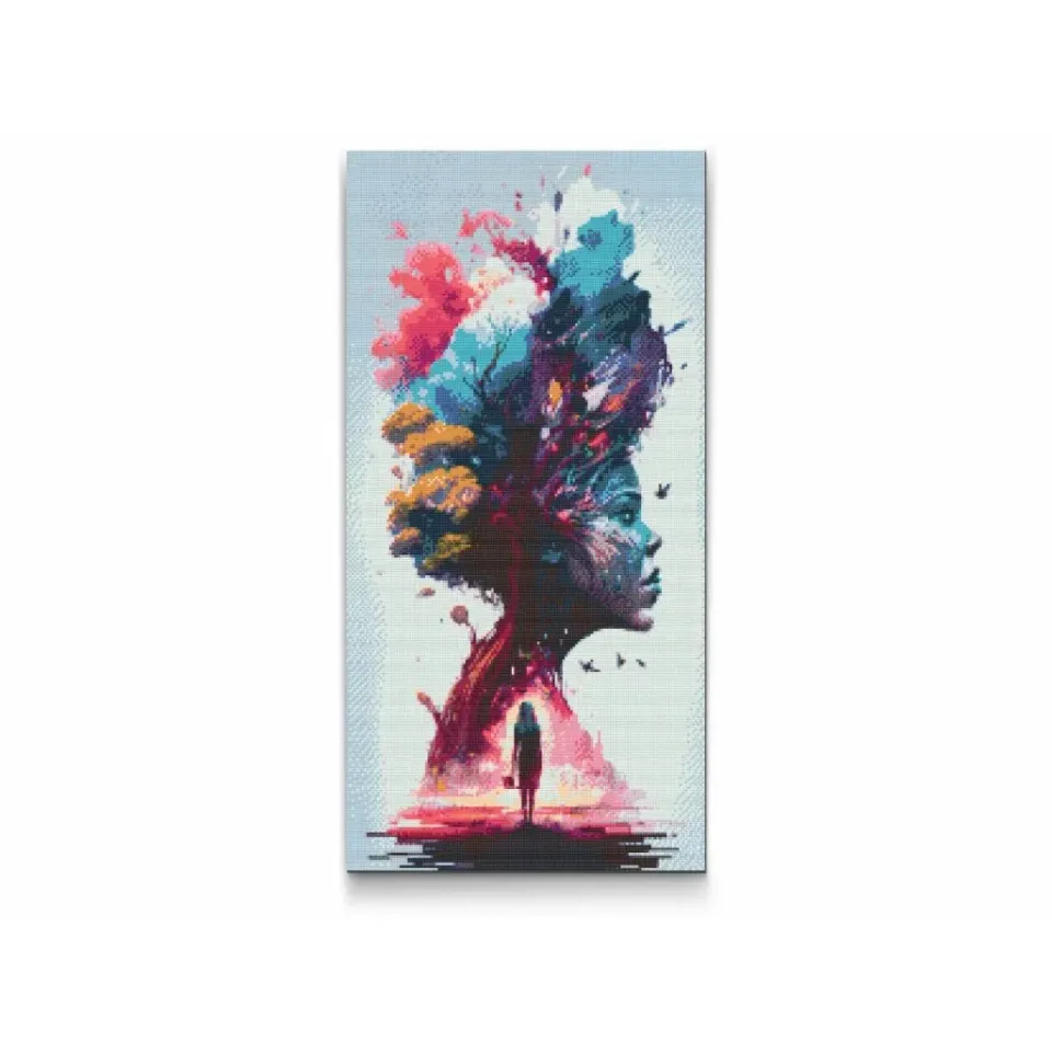 Road2Art Diamond Paint Kreativ Sind diamantmaleri 40x80
