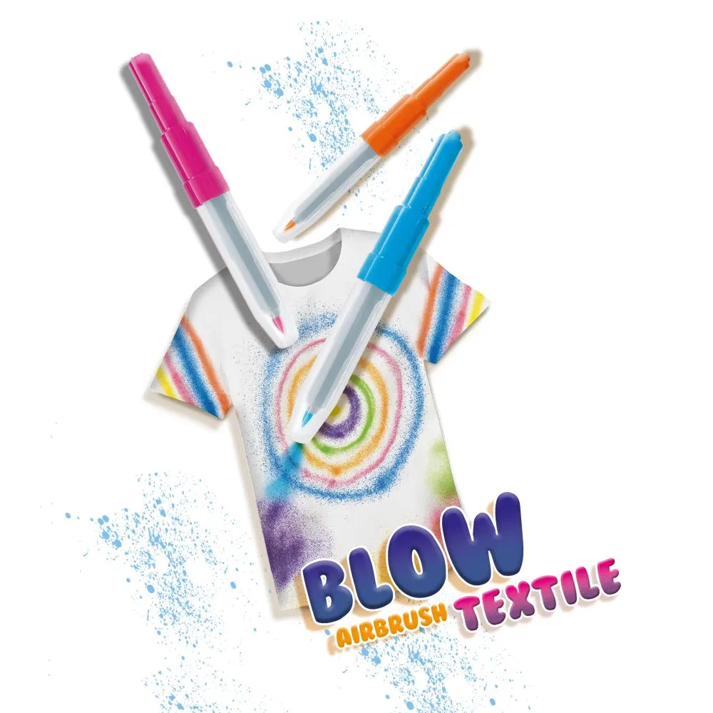 SES Creative Blow Airbrush tekstiltusser 7 stk til stof