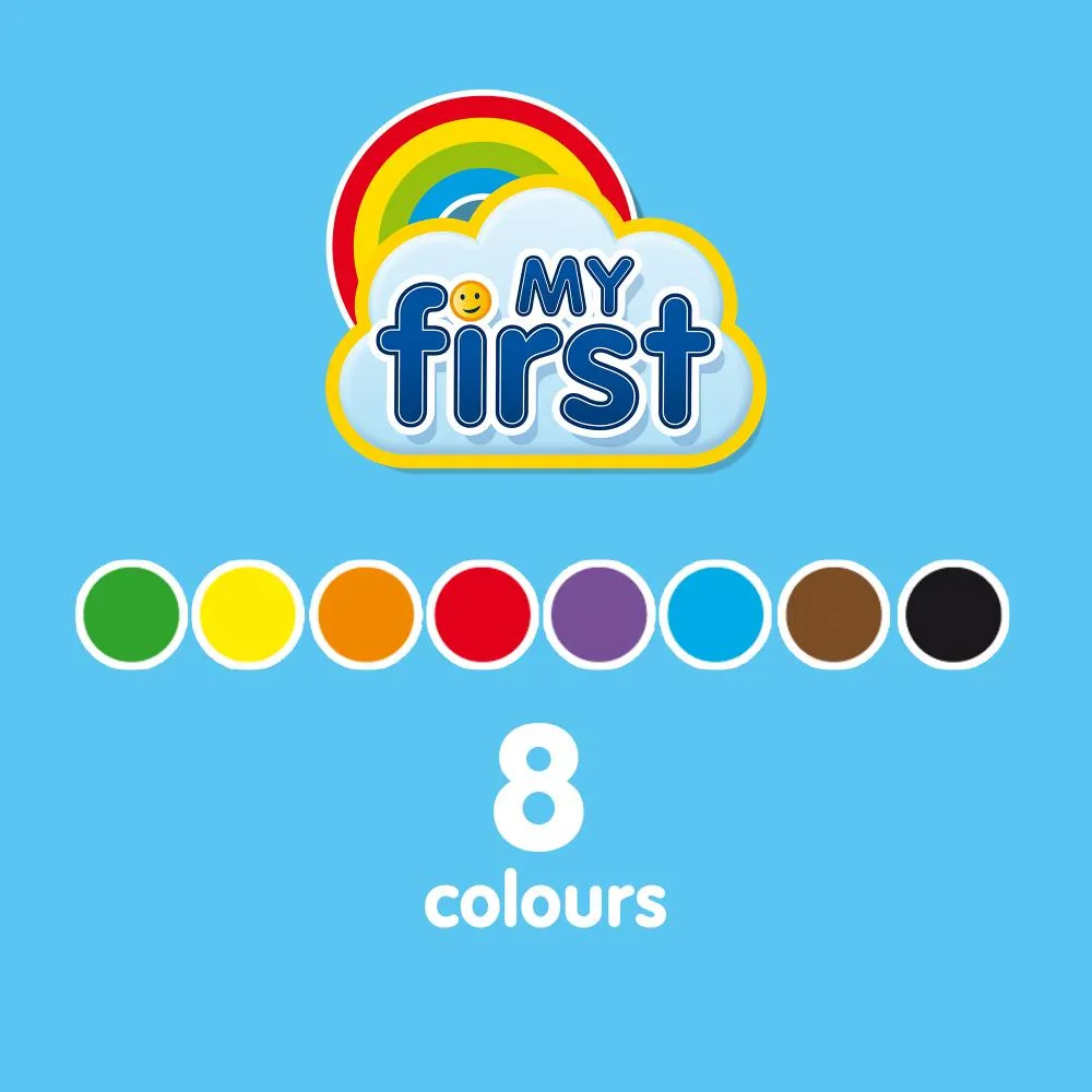SES My First farveblyanter XL 8 stk fra 1 år