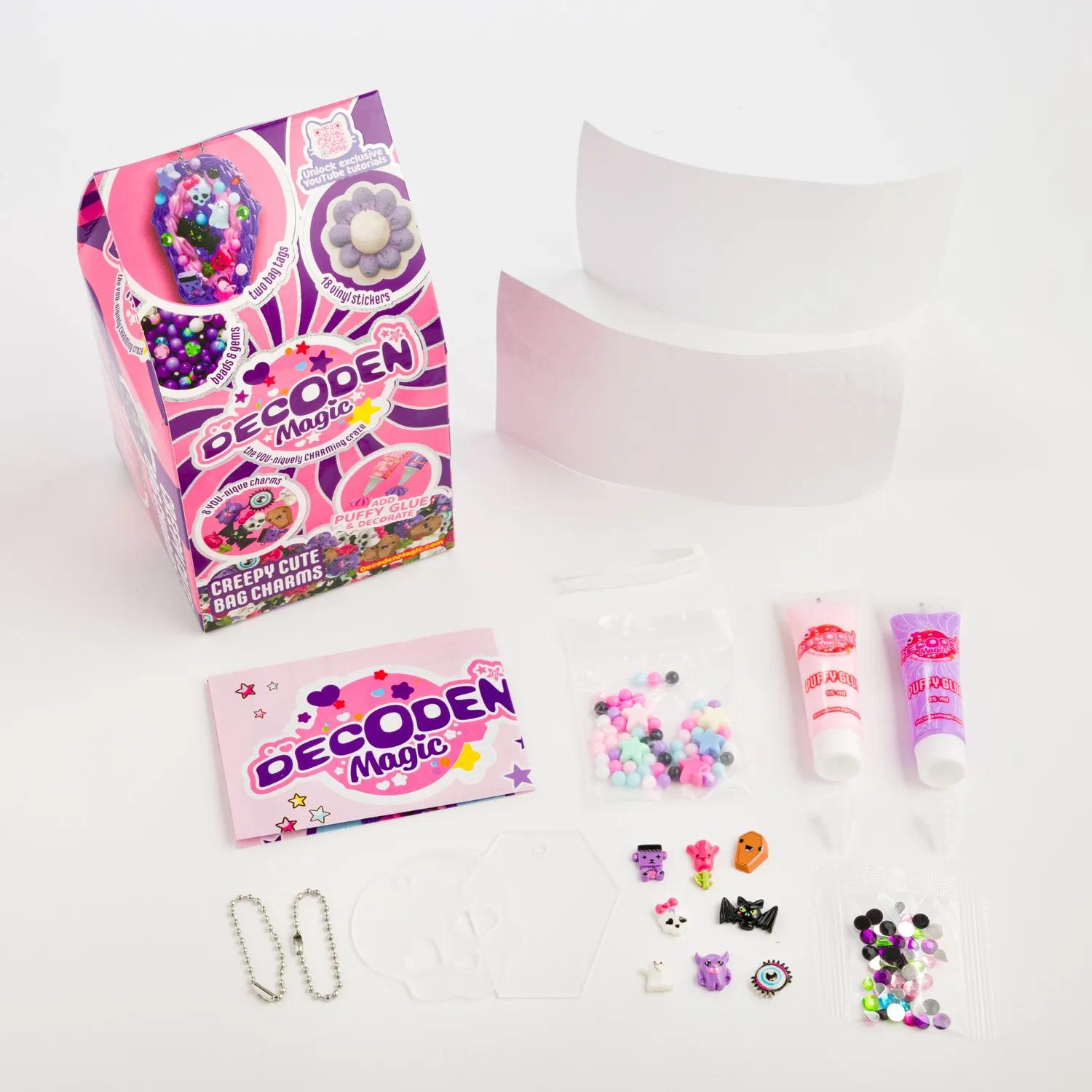 Decoden Magic Mini Creepy Cute Bag Charms vedhængssæt