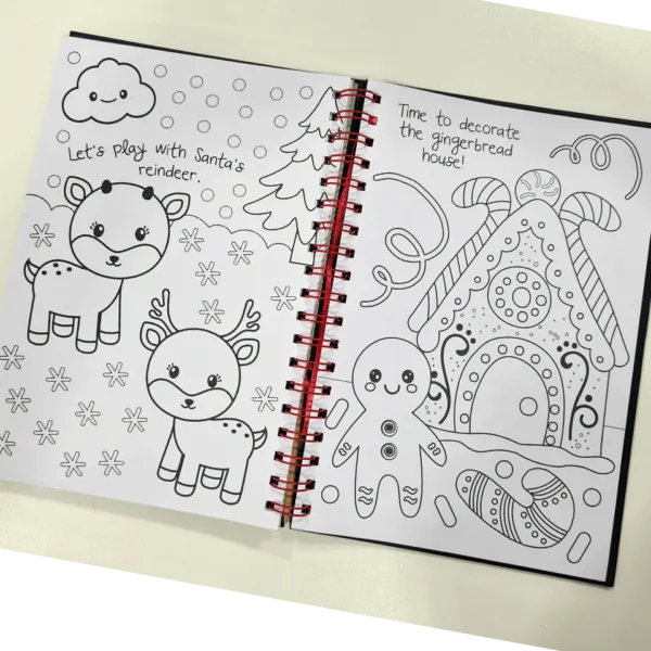 Decoden Magic Scratch Art Sparkles I Love Christmas kradsebog jul