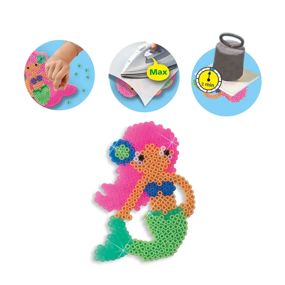 SES Creative Beedz Havfrue Ocean strygeperler 4000 stk glitter