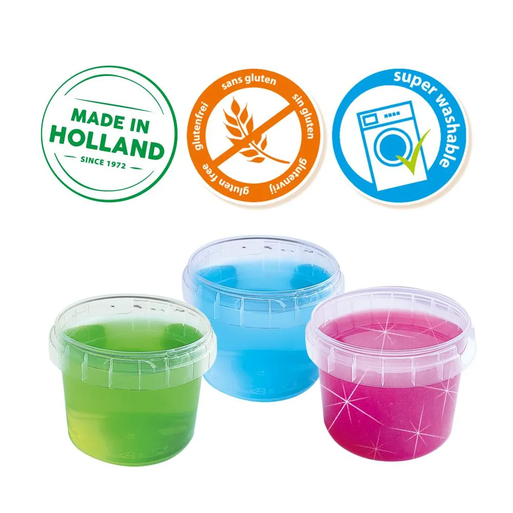 SES Creative Slime Lab Mix It slimsæt blå rosa grøn