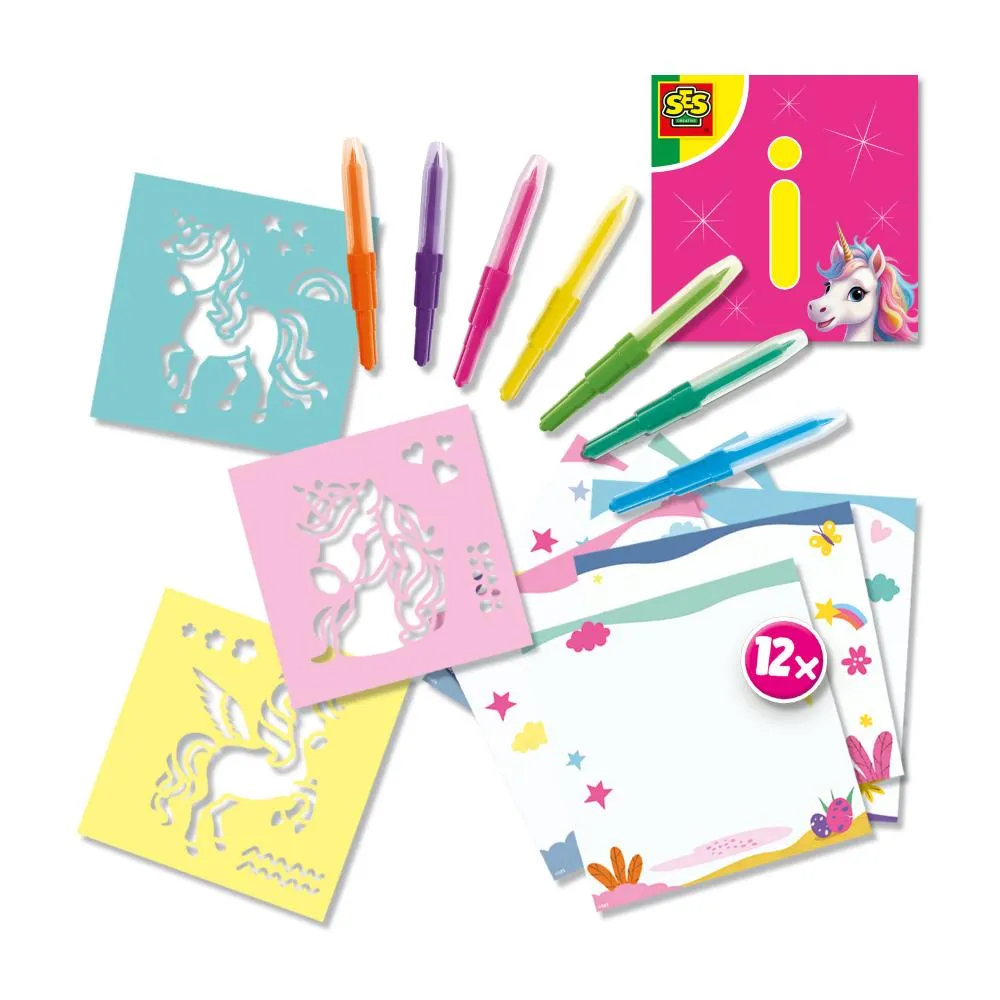 SES Creative Unicorn blow airbrush tusser 7 farver