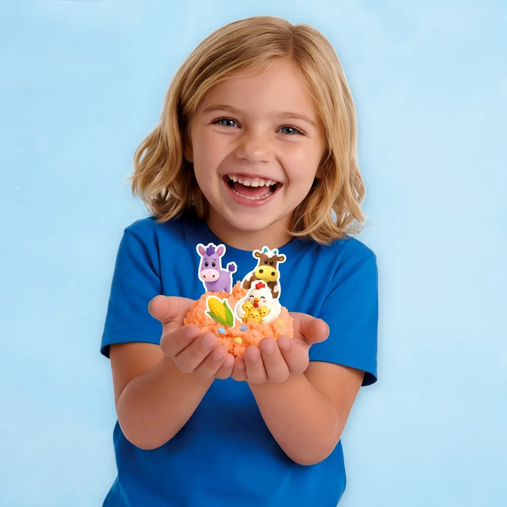 SES Creative Fluffli Little Farm legeler 100 g sensorisk