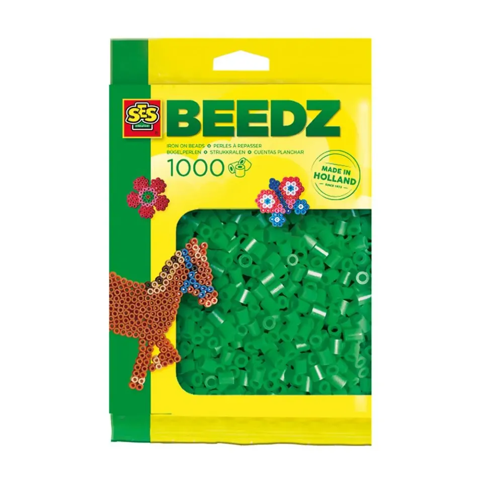 SES Creative Beedz Grønne strygeperler 1000 stk – PVC-fri