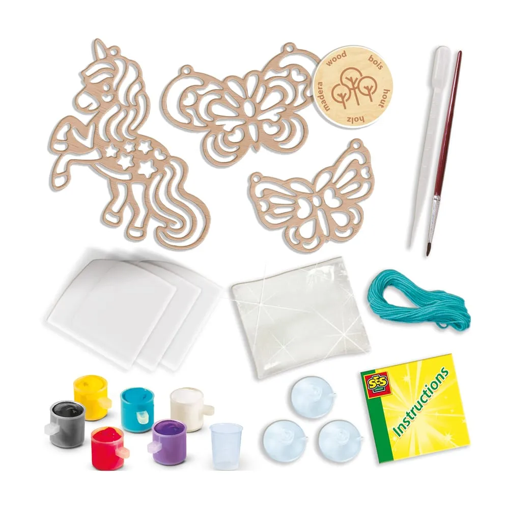 SES Creative Easy Diamonds Suncatchers solfangere 3 stk