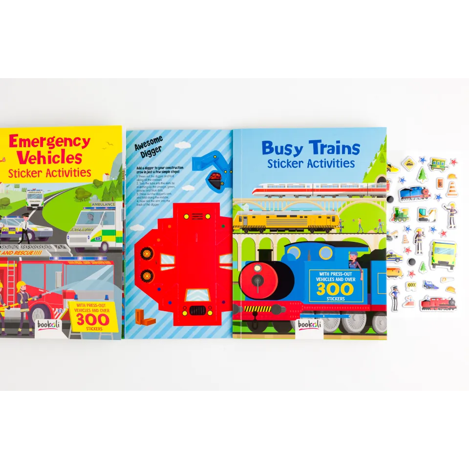 Decoden Magic Sparkly Activity My First Vehicles aktivitetskuffert