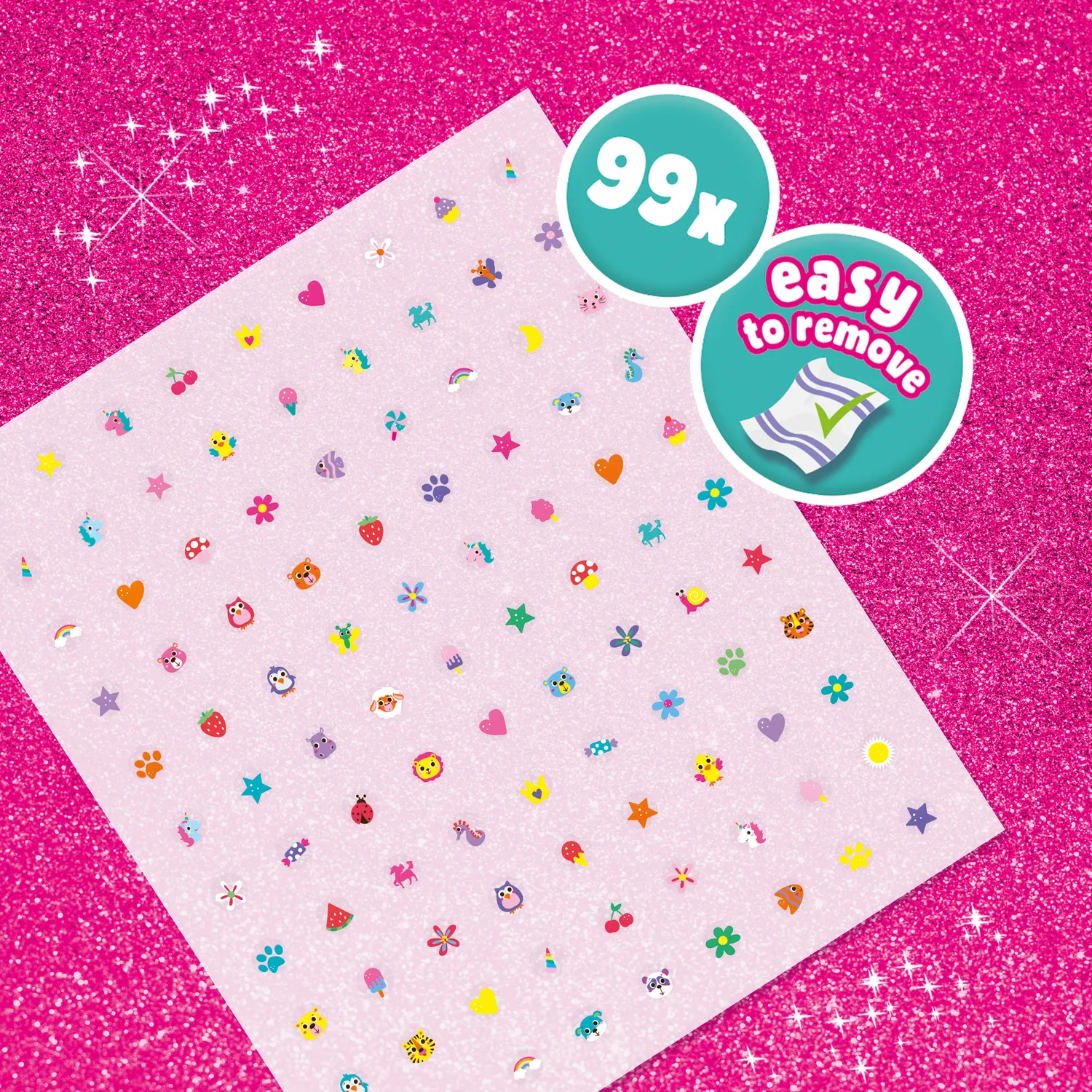 SES Creative Unicorn negledesigner sæt 12 lakker vaskbar