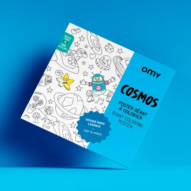 OMY Cosmos kæmpe farveplakat rummet