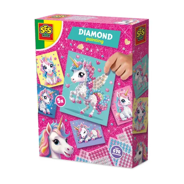 SES Creative Unicorn Diamond Painting 5 kort