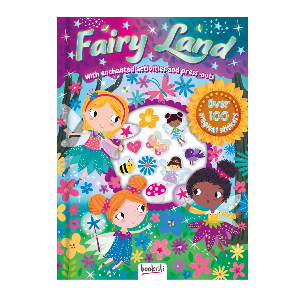 Decoden Magic Fairy Land klistermærkebog fe 24 sider