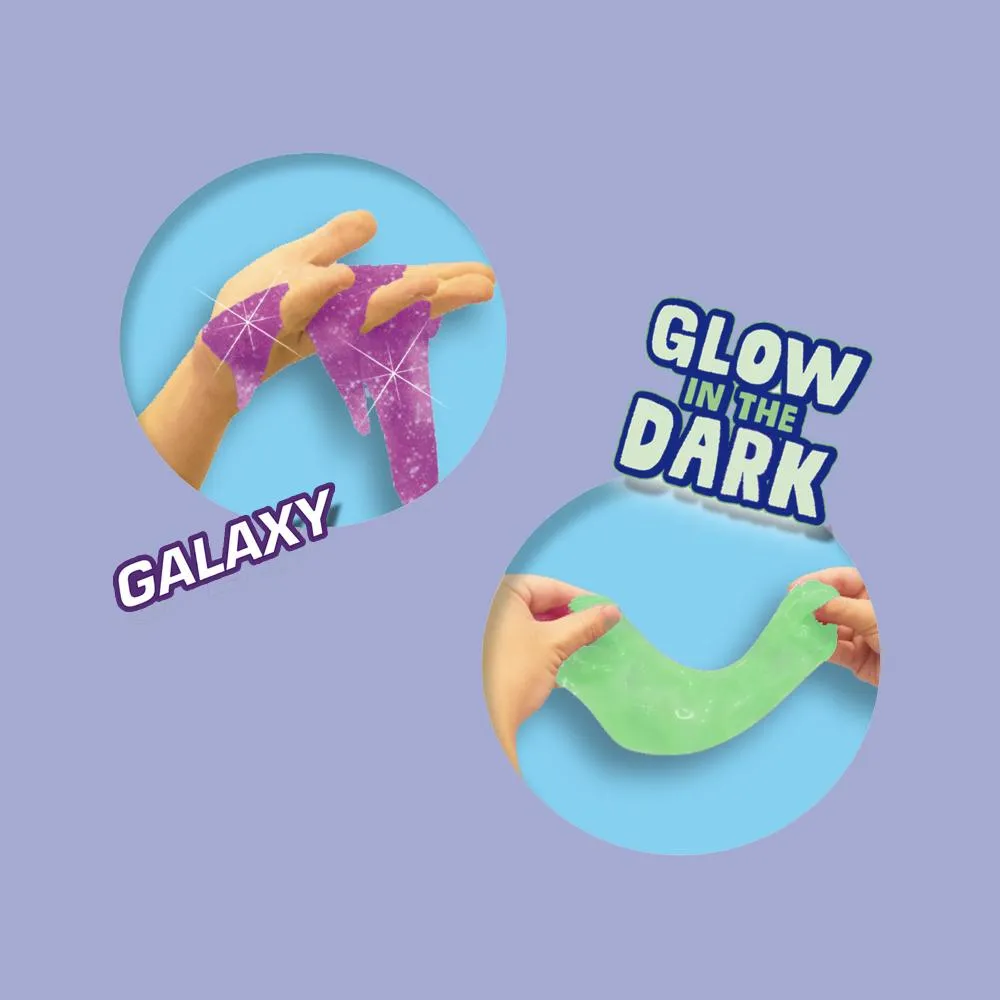SES Creative Slime Glow in the Dark slim 2x120 g selvlysende