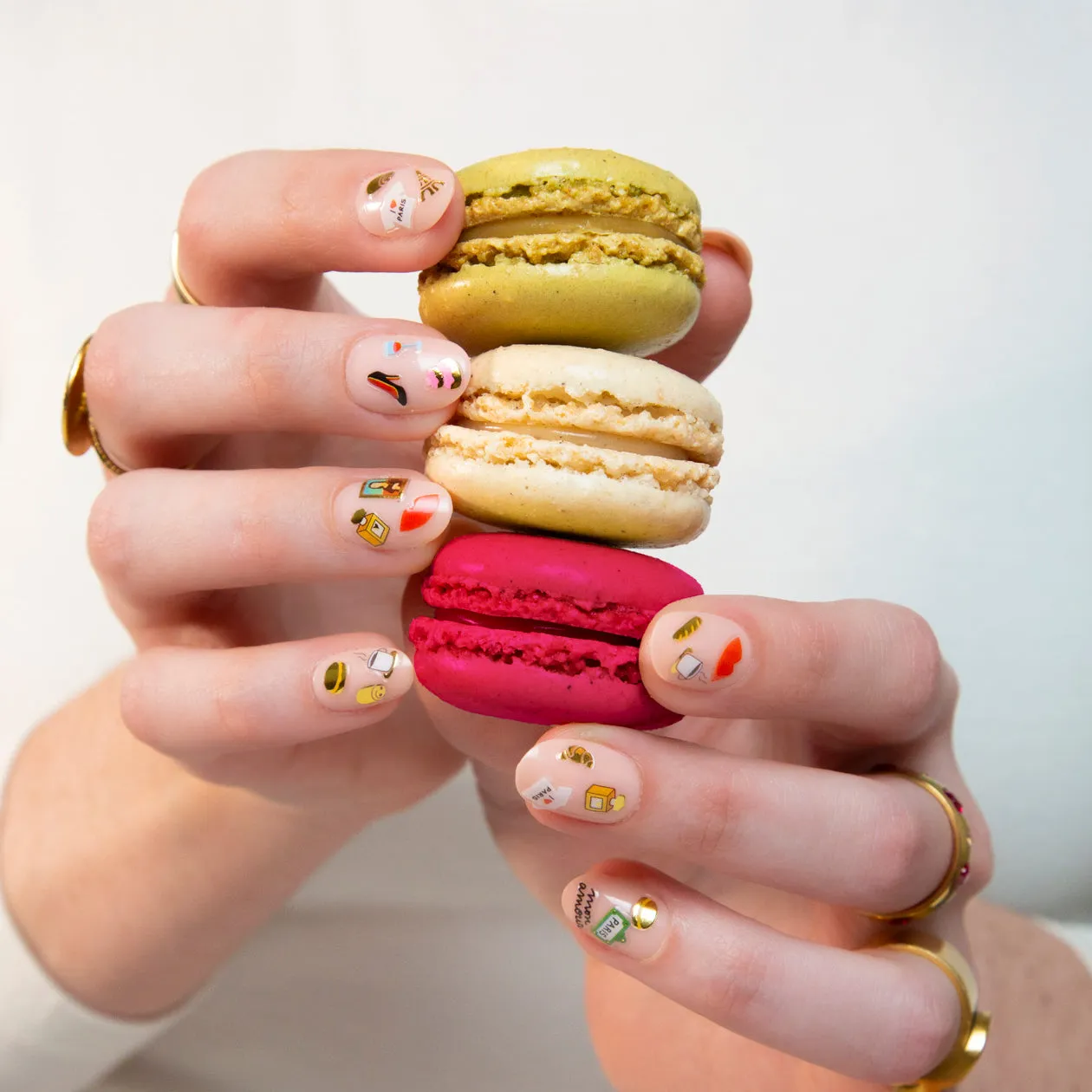 OMY Paris Nail Art negleklistermærker 120 stk