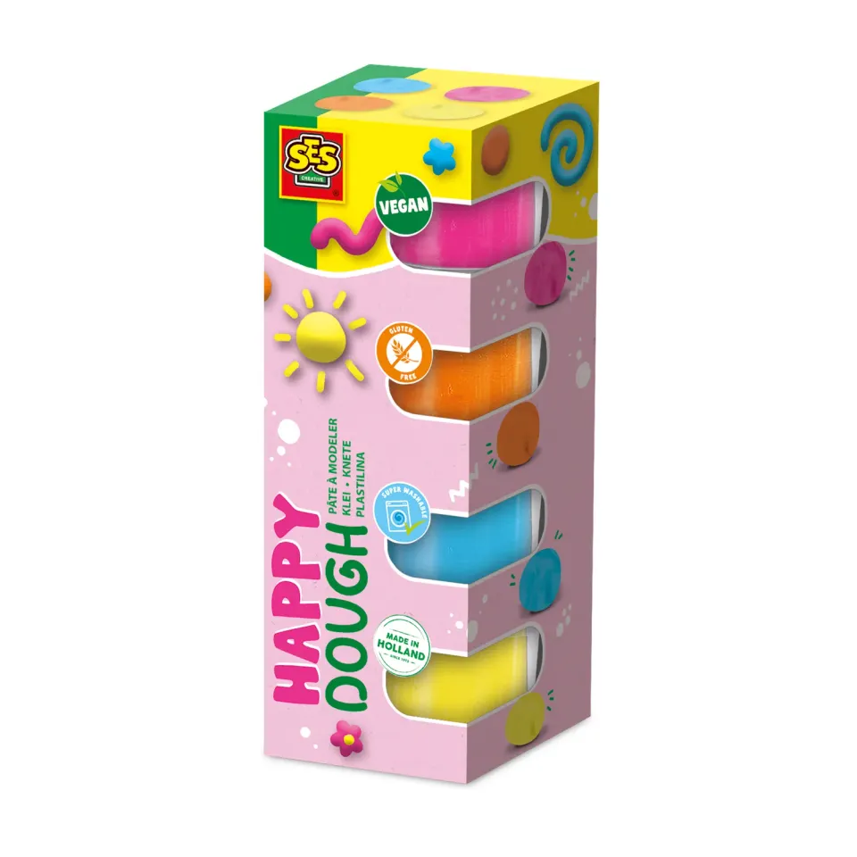 SES Creative Feel Good Happy modellervoks 4x90g vegan