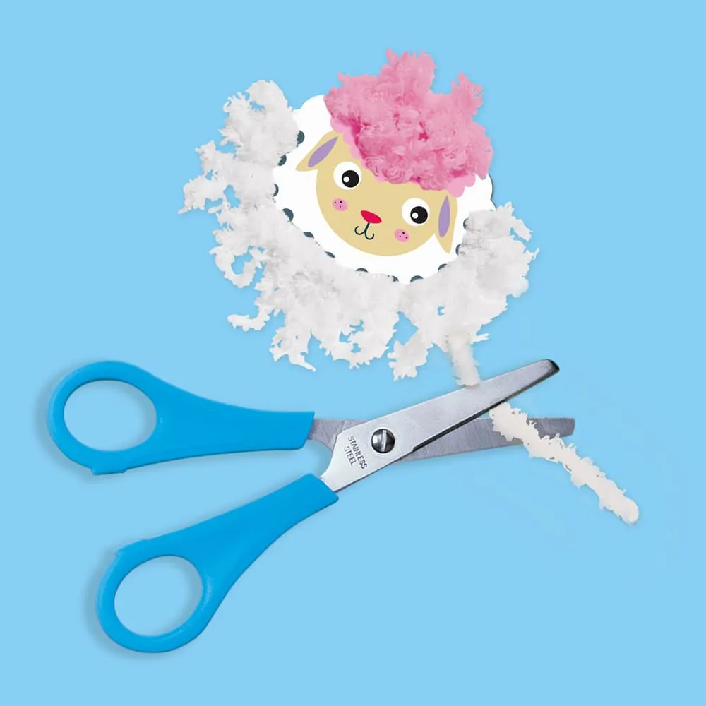 SES Creative Fluffy Loops plysdyr 6 dyr garnsæt