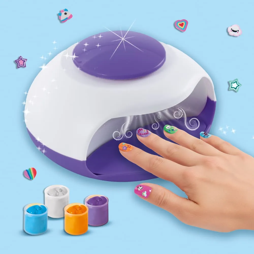 SES Nail Art Salon neglesæt 6 lakker med negletørrer