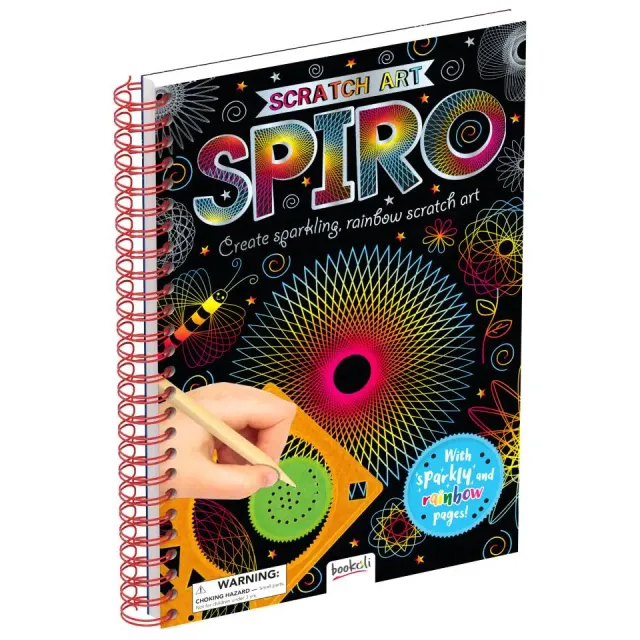 Decoden Magic Scratch Art Spiro skrabebog dyr 6-9 år