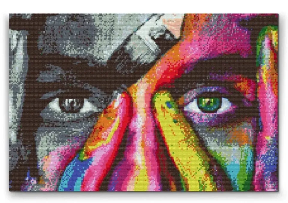 Road2Art Blikket diamond painting 40x60 cm firkantede