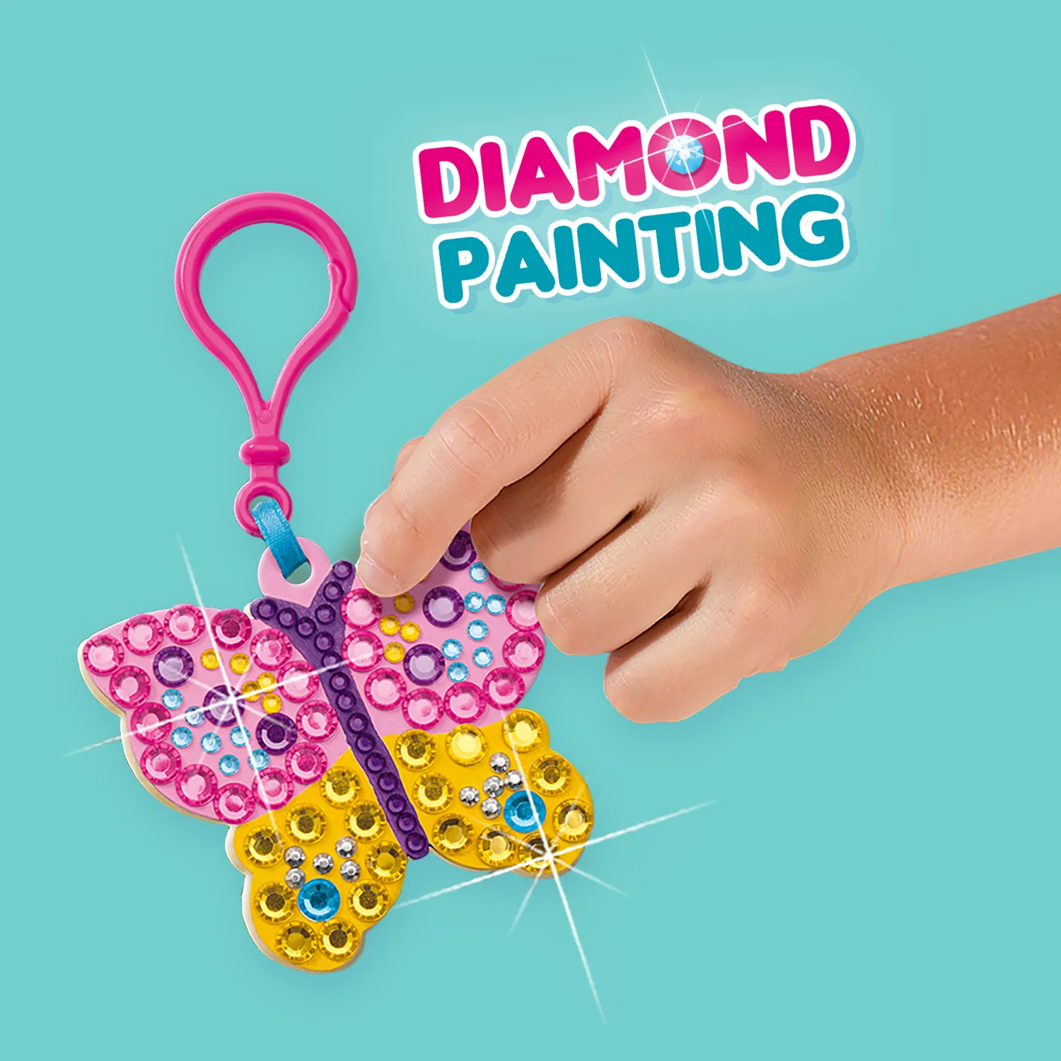SES Creative Diamond Painting Træ Nøgleringe Sæt
