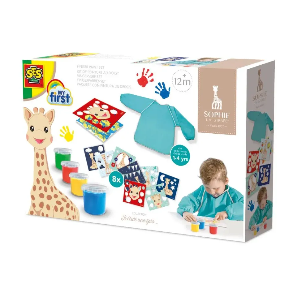 SES Creative Sophie la Girafe fingermaling sæt