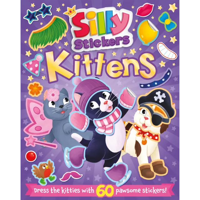 Decoden Magic Silly Stickers Kittens klistermærkebog katte
