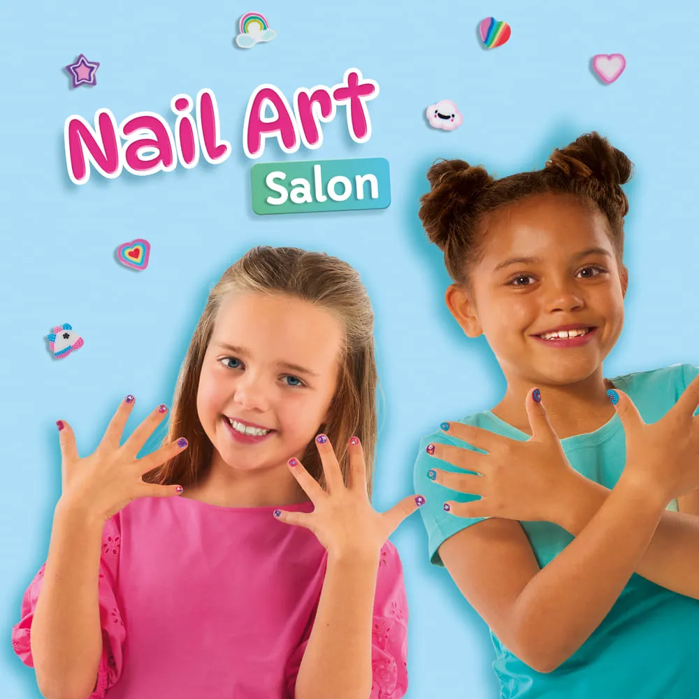 SES Nail Art Salon neglesæt 6 lakker med negletørrer