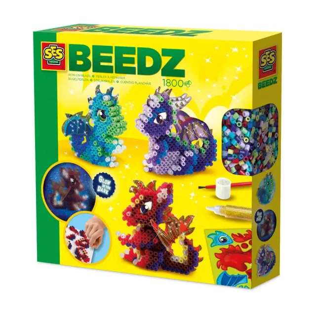 SES Creative Beedz Drager strygeperler 1800 stk 3D
