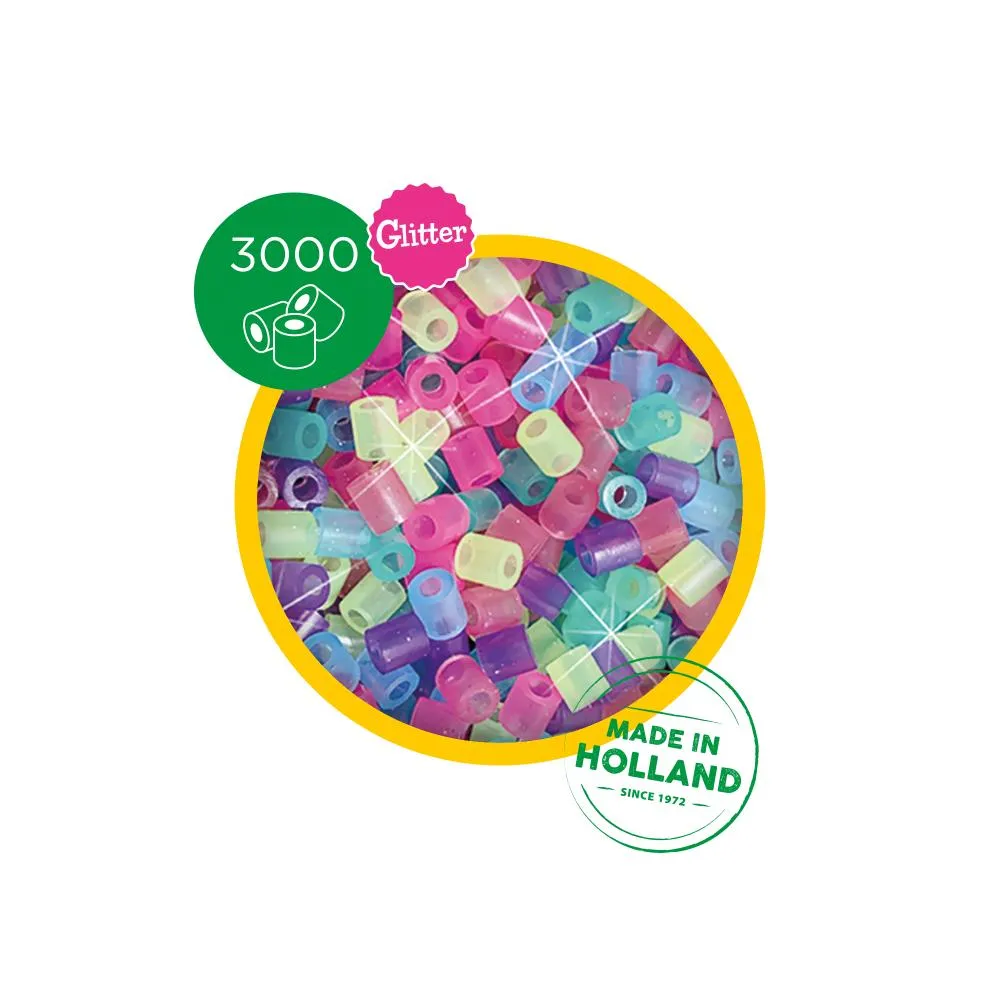 SES Creative Beedz strygeperler 3000 stk glitter