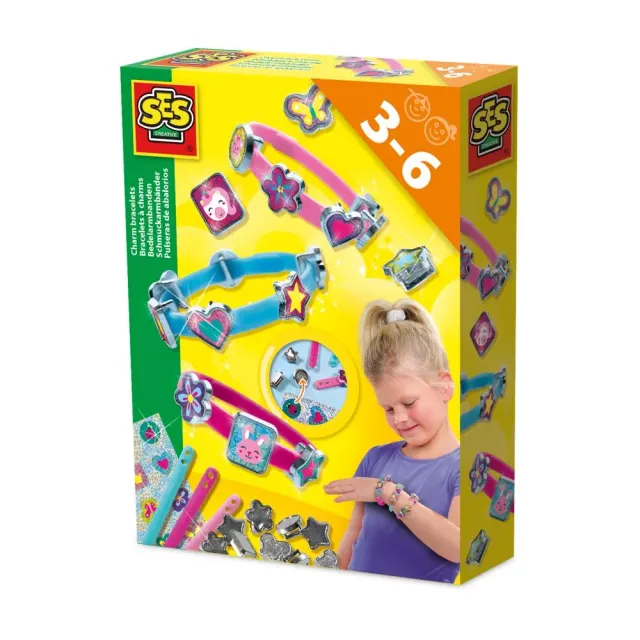 SES Creative armbåndssæt 3 stk med vedhæng