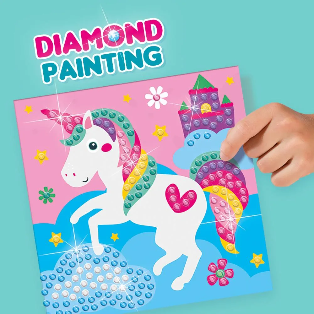 SES Creative Diamond Painting glade dyr diamantsæt 4 kort