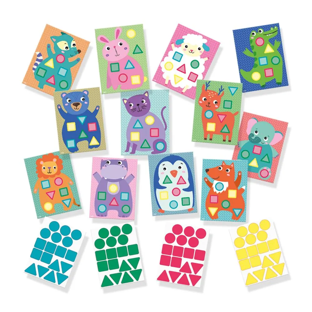 SES My First stickermosaik dyr til små børn