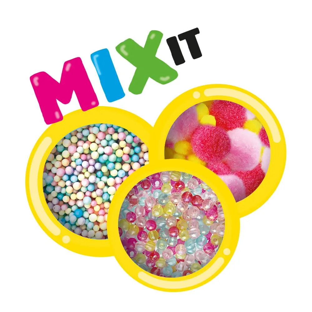 SES Creative Slime Lab Mix It slimsæt blå rosa grøn