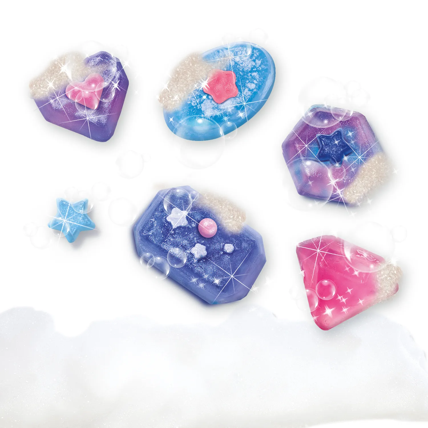 SES Creative Galaxy sæbelab sæt med glitter og forme