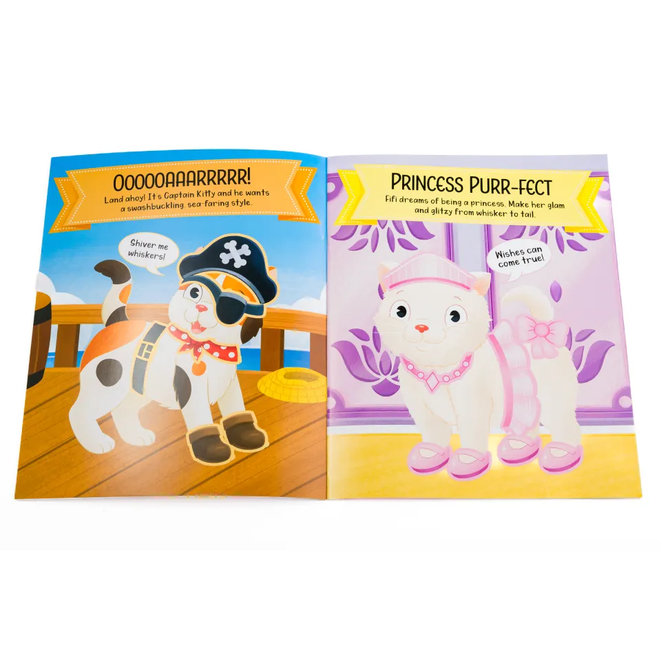 Decoden Magic Silly Stickers Kittens klistermærkebog katte