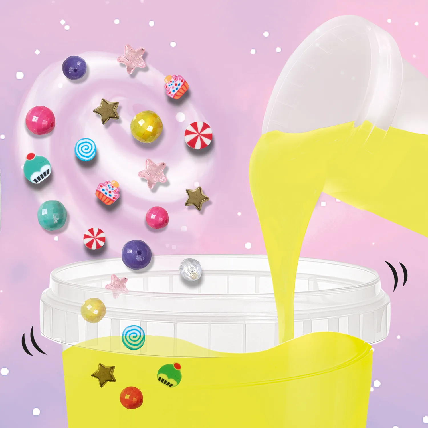 SES Creative Shake-a-Slime Candy Shop slim 200 g med shaker