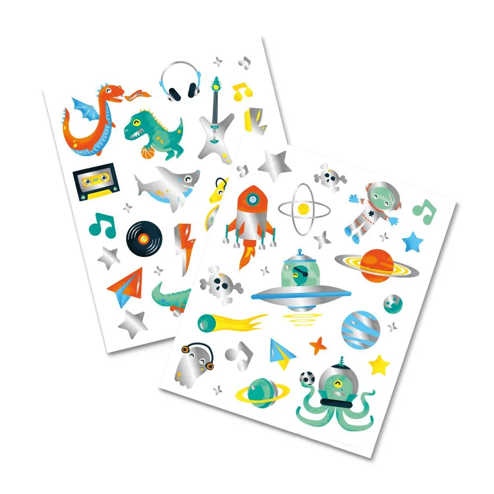SES Creative Tatoveringer Metallic 50 stk til børn