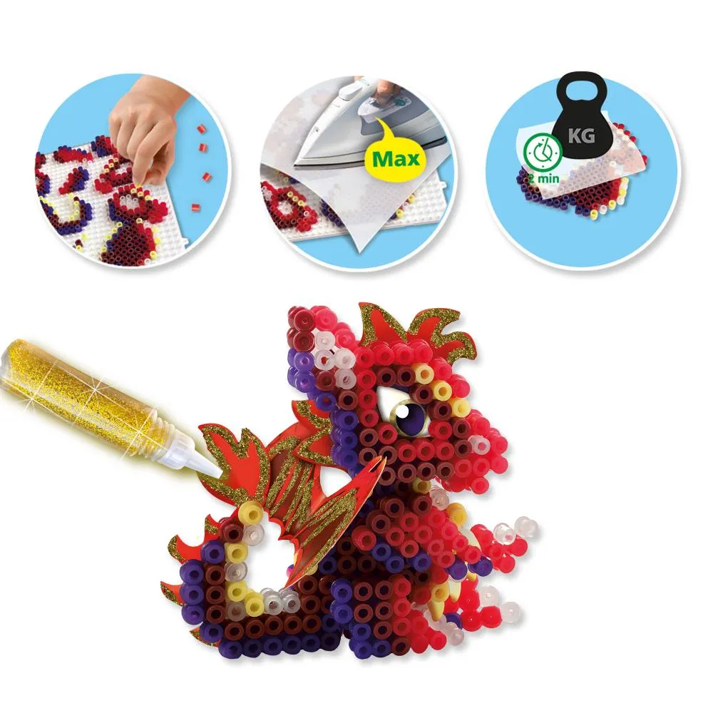 SES Creative Beedz Drager strygeperler 1800 stk 3D