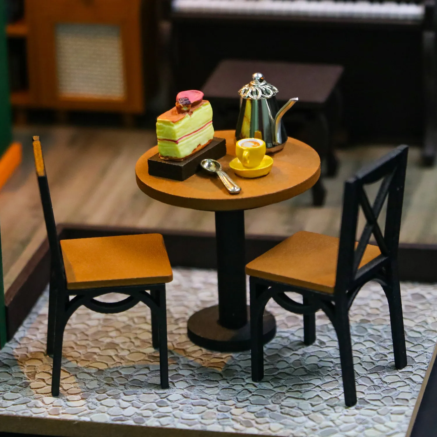 Craftsy Miniature Diorama Eftermiddag Café byggesæt 22x19x20 cm