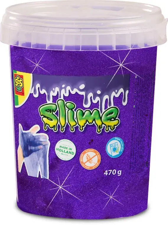 SES Slime lilla glitter slim 470 g strækbar