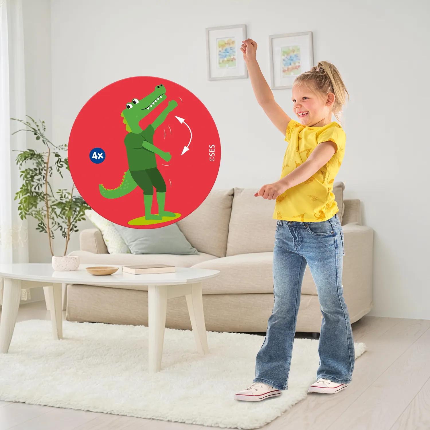 SES Creative Animal Dance Moves dansespil 24 kort