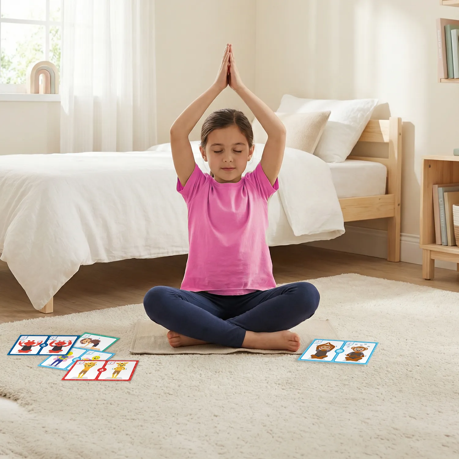 SES Creative Zen Yoga Animals yogakort 28 stk