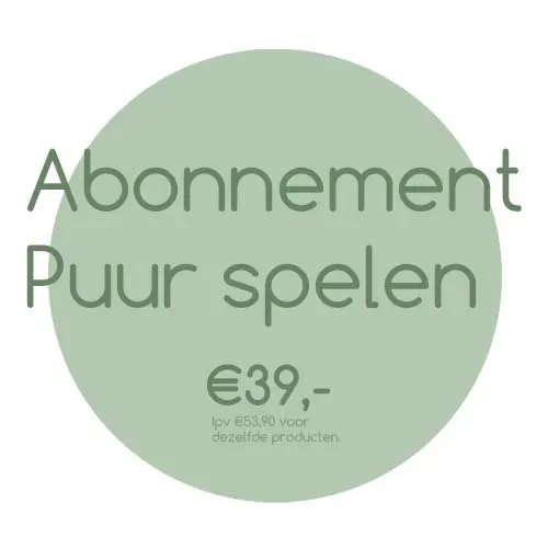 MooiHout Puur spelen Legeplader abonnement træ