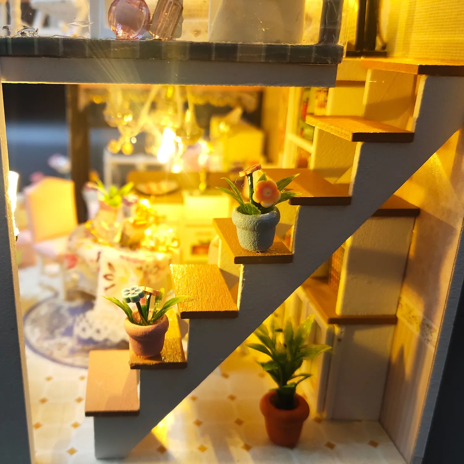craftsy.dk Sød Verden miniature diorama DIY LED-hus