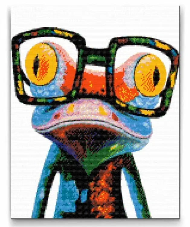 Road2Art Frø diamond painting 30x40 cm firkantede