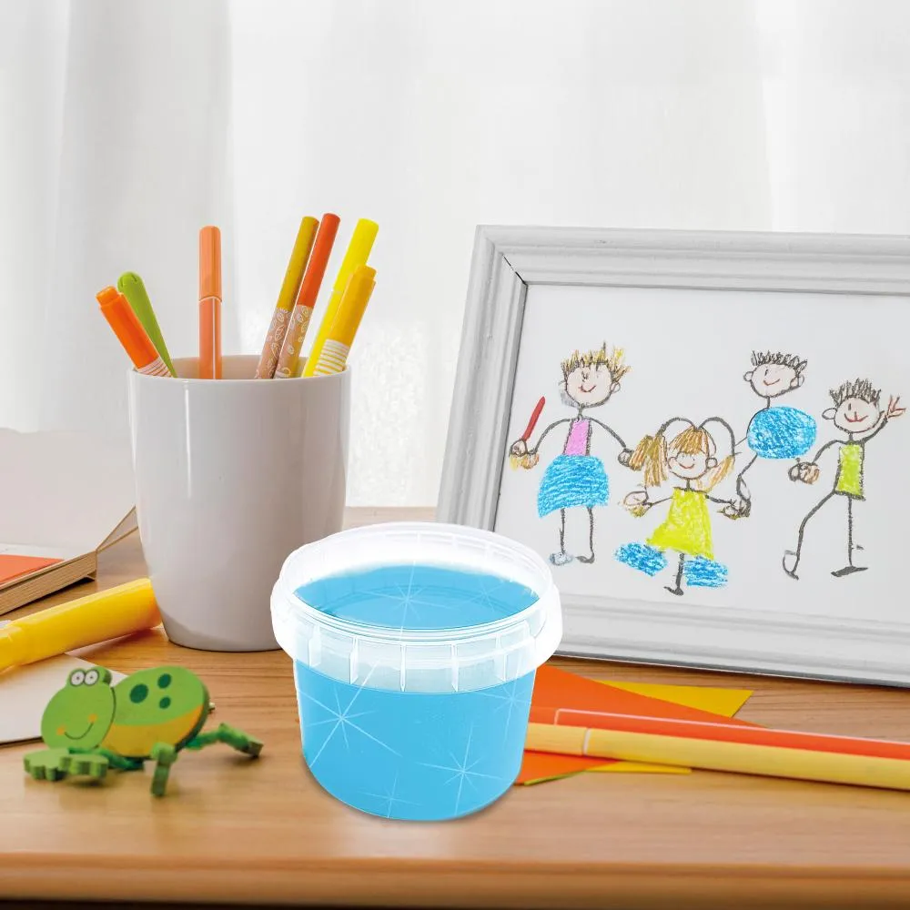 SES Slime blå glitter slim 140 g strækbar